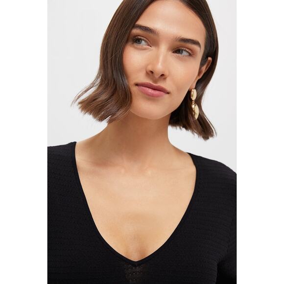 POMANDER PLACE Black Clara Dress Size M NWT Retail $148 Tuckernuck - Picture 5 of 8